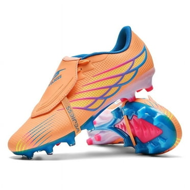 Men & Kids Soccer Cleats, Lightweight Outdoor Shoes for TF/FG Turf & Firm Ground