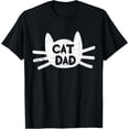 thumbnail image 1 of Men Kitty Daddy Papa Fathers Day Cat Dad T-Shirt, 1 of 6