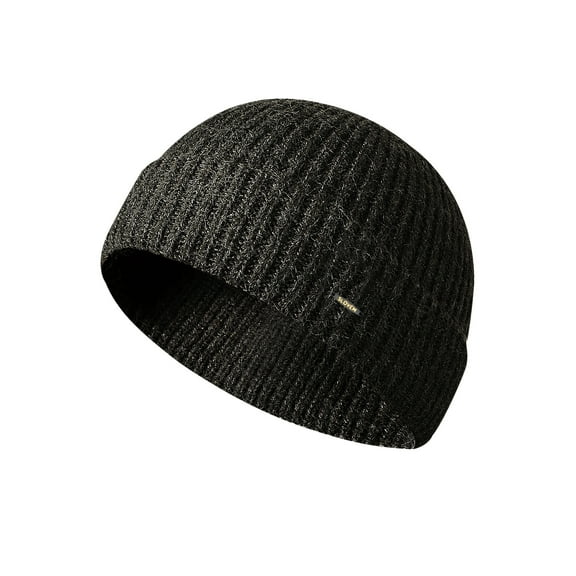 Men Knit Hat Beanie Skullcap Sailor Cap Cuff Brimless Retro Fashion Warm Docker
