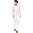 thumbnail image 1 of Men Kurta Pajama Set Bollywood Designer Cotton Kurta Pyjama Set XS-5XL Pink, 1 of 5