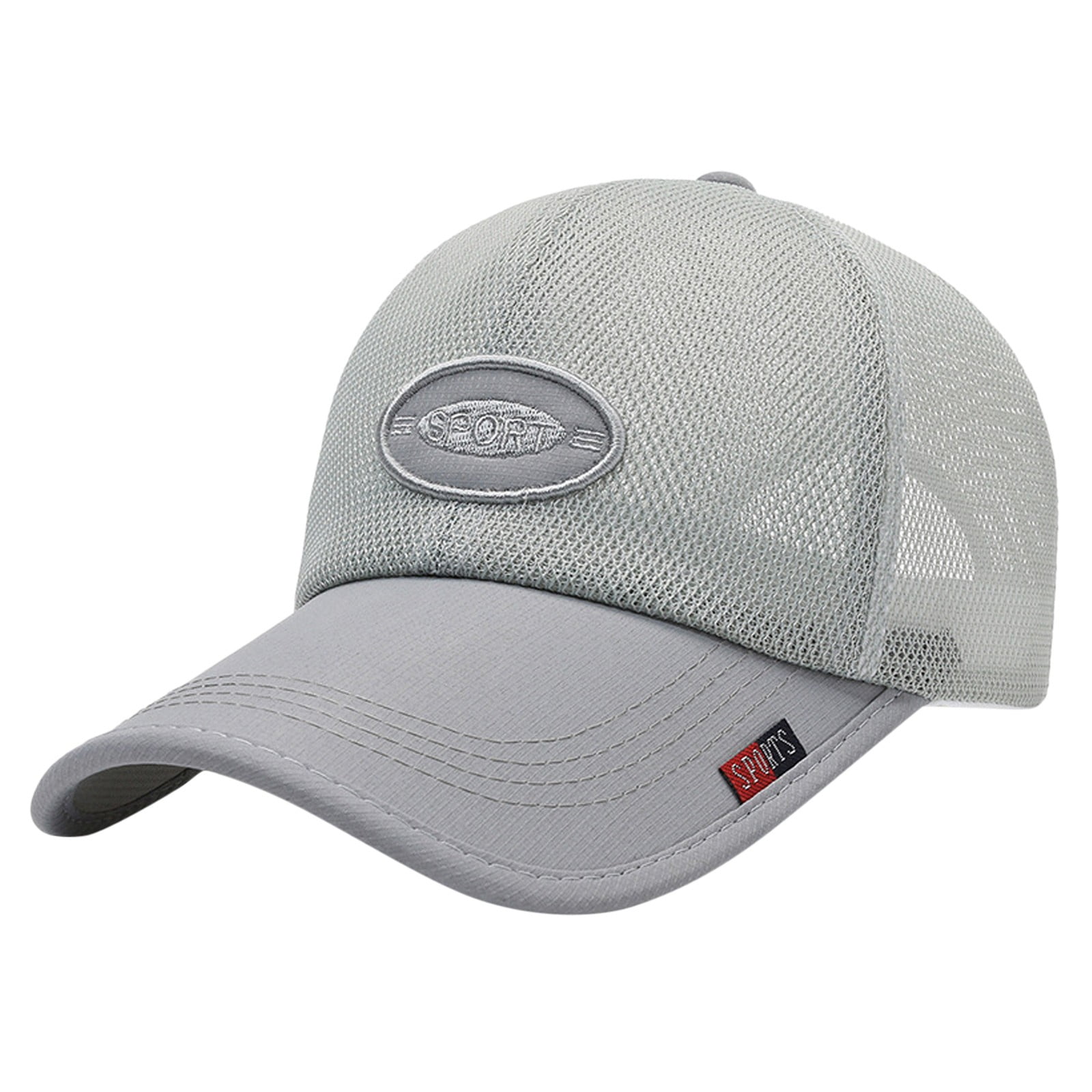 Men Ladies Embroidered Letters Baseball Cap Mesh Breathable Cap