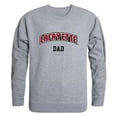 thumbnail image 1 of Men Lafayette Leopards Dad Crewneck Fleece, Heather Grey - 2XL, 1 of 1