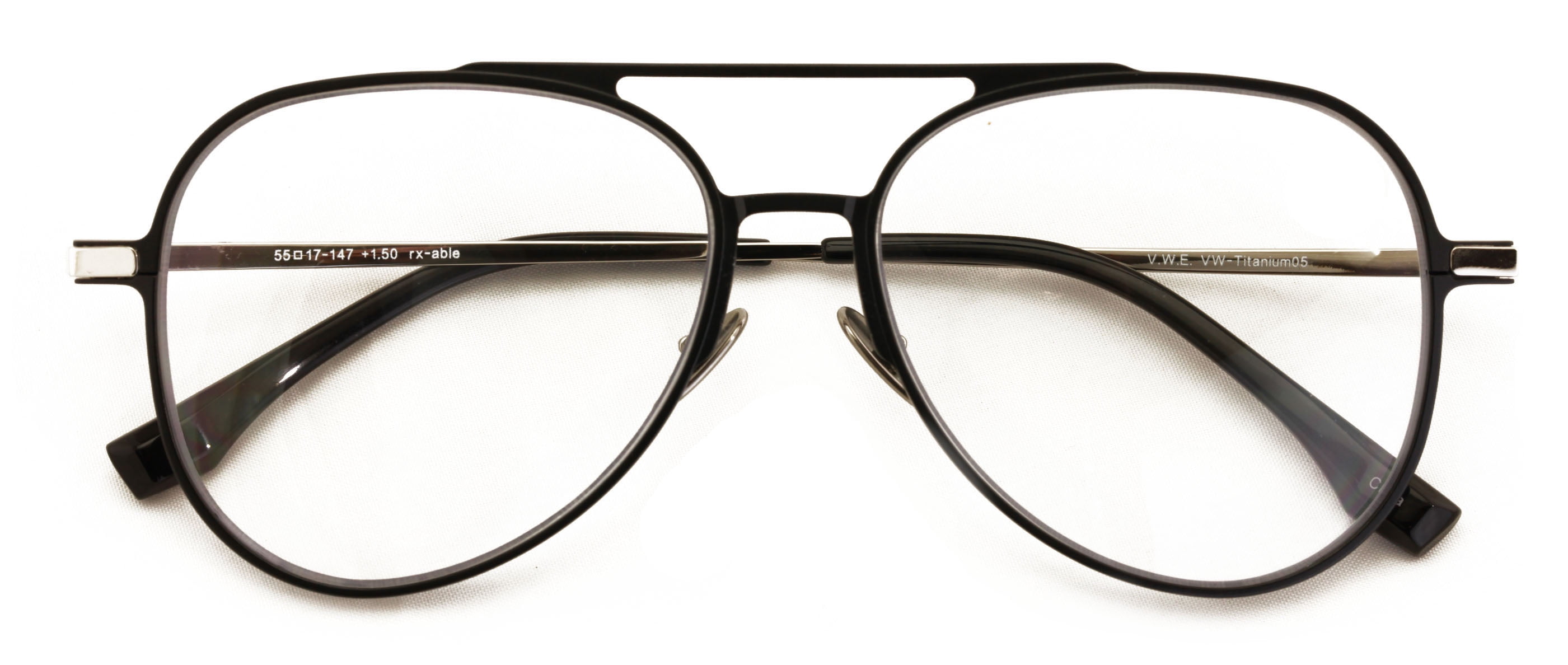 Men Large Aluminum Optical Frame Wide Fitment Reading Glasses with