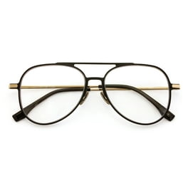 Men Aluminum Optical Frame Wide Fitment Rectangular Reading