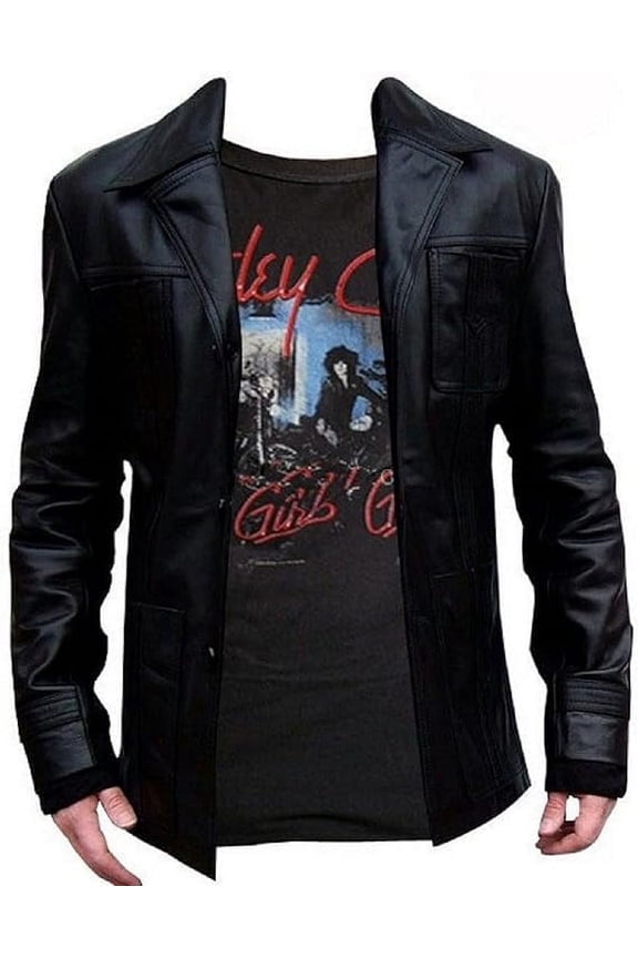 Men Leather Jacket New 100% Genuine Soft Lambskin Slim Biker Bomber Coat A186