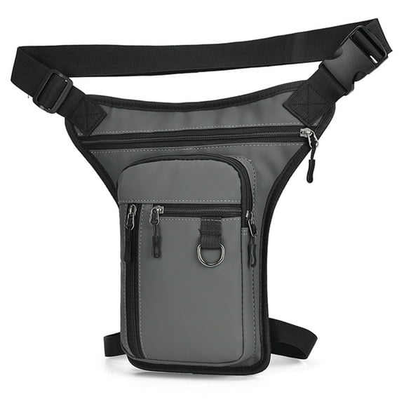 Men Leg Bag Waist Bag Water Resistant Waist Pack Phone Bag Motorcycle Riding Shoulder Crossbody Thigh Bag for Running