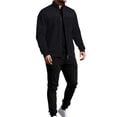 thumbnail image 1 of Men Leisure Splicing Knitting Zipper Cardigan Sweater Set, 1 of 5