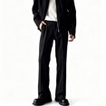thumbnail image 1 of Men Lightweight Flat Front Wrinkle Resistant Stretch Chino Slacks S-XL, 1 of 7