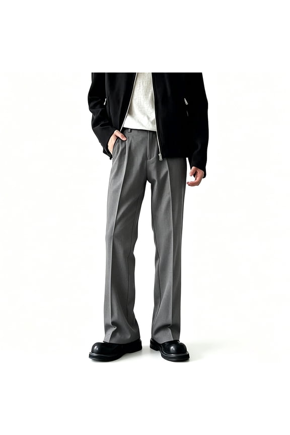 Men Lightweight Flat Front Wrinkle Resistant Stretch Chino Slacks S-XL