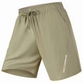 thumbnail image 1 of Men Lightweight Quick Dry Sports Shorts XS‑XXXL Elastic Waist Drawstring Workout Running Gym Casual Outdoor Short Pants, 1 of 9