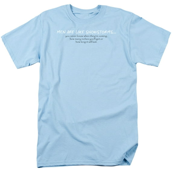 - Men Like Snowstorms - Short Sleeve Shirt - Medium