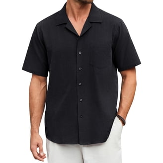heavyweight dress shirts Afuyipoi Thick Men's Dress Shirt,Heavyweight with Pocket Casual Plain Leisure Shirts Wine 2XL, Red