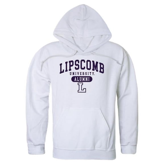 Men Lipscomb Bisons Alumni Hoodie, White - 2XL