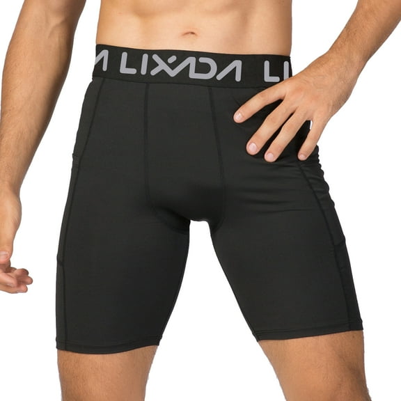 Men Lixada 3 Pack Men Sports Shorts Active Workout Underwear With Pocket