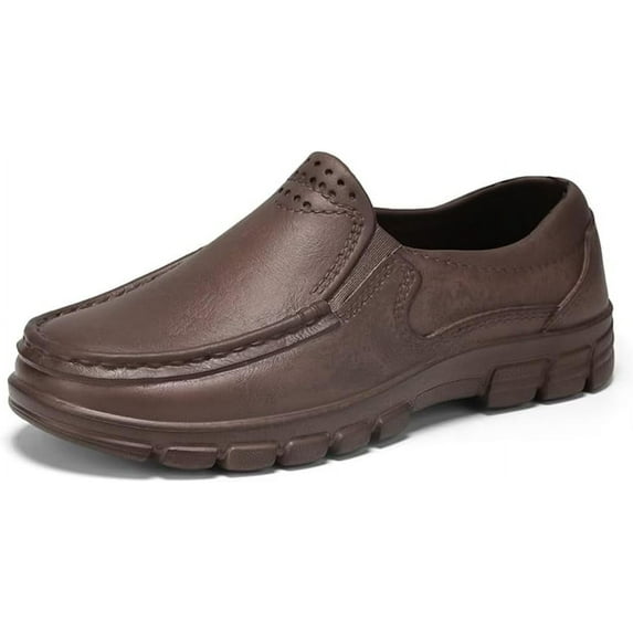 Men Loafers EVA Waterproof Anti-oil Non-slip Chef Shoes Casual Driving Work Shoes