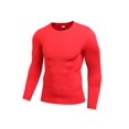 thumbnail image 1 of Men Long Sleeve Compression Shirt Baselayer Body Under Athletic Running Training Gym Tight Sports Tops, 1 of 2