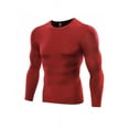 thumbnail image 1 of Men Long Sleeve Compression Shirt Starter Compression Shirts Training Workout Tops, 1 of 2
