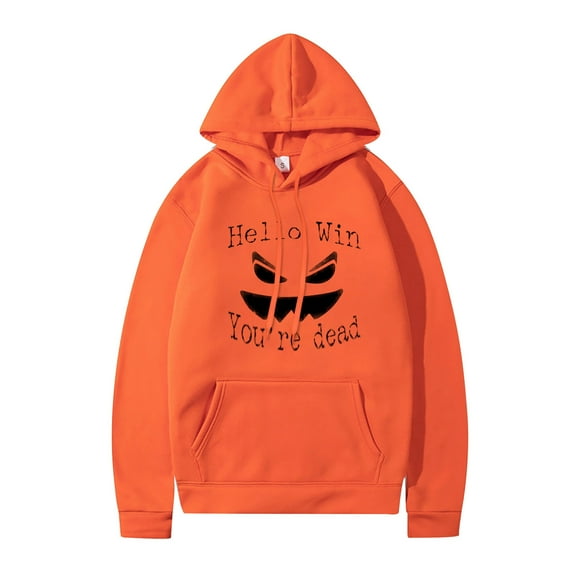 Men Long Sleeve Hooded Themed Hoodie Sweatshirt For Men & Women