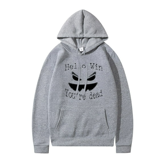 Men Long Sleeve Hooded Themed Hoodie Sweatshirt For Men & Women