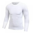 thumbnail image 1 of Men Long Sleeve Sports Compression Basketball Running Tops Tight T Shirts Fast Drying Fitness GYM Base Layer Tops, 1 of 5