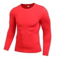 thumbnail image 1 of Men Long Sleeve Sports Compression Basketball Running Tops Tight T Shirts Fast Drying Fitness GYM Base Layer Tops, 1 of 5