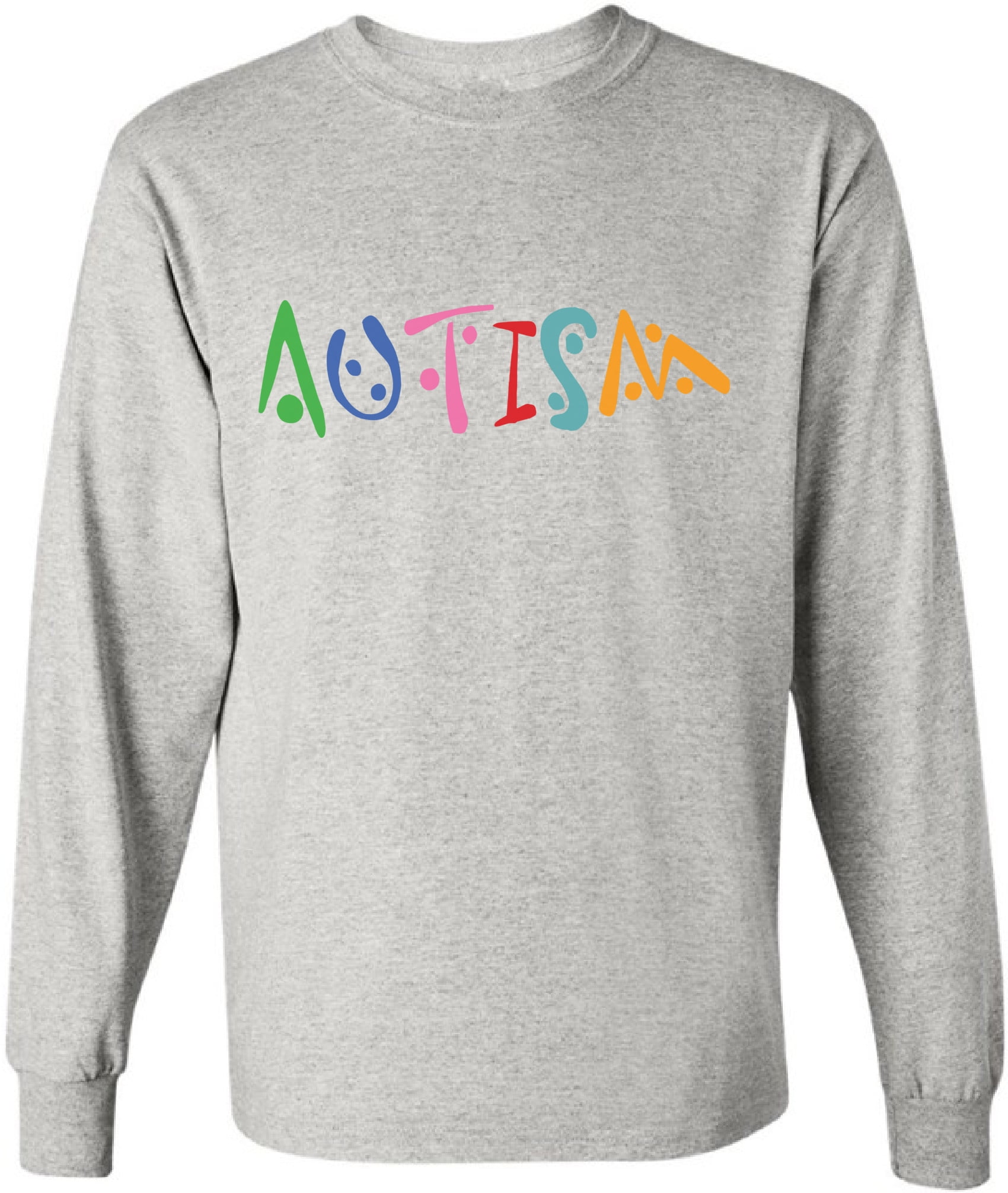 Men Long Sleeve T-Shirt Autism Print Puzzle Autism Awareness Gifts S M L XL 2XL Mens Shirt Graphic Tee