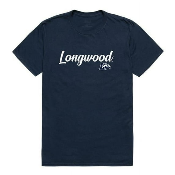 Men Longwood Lancers Script T-Shirt, Navy - 2XL