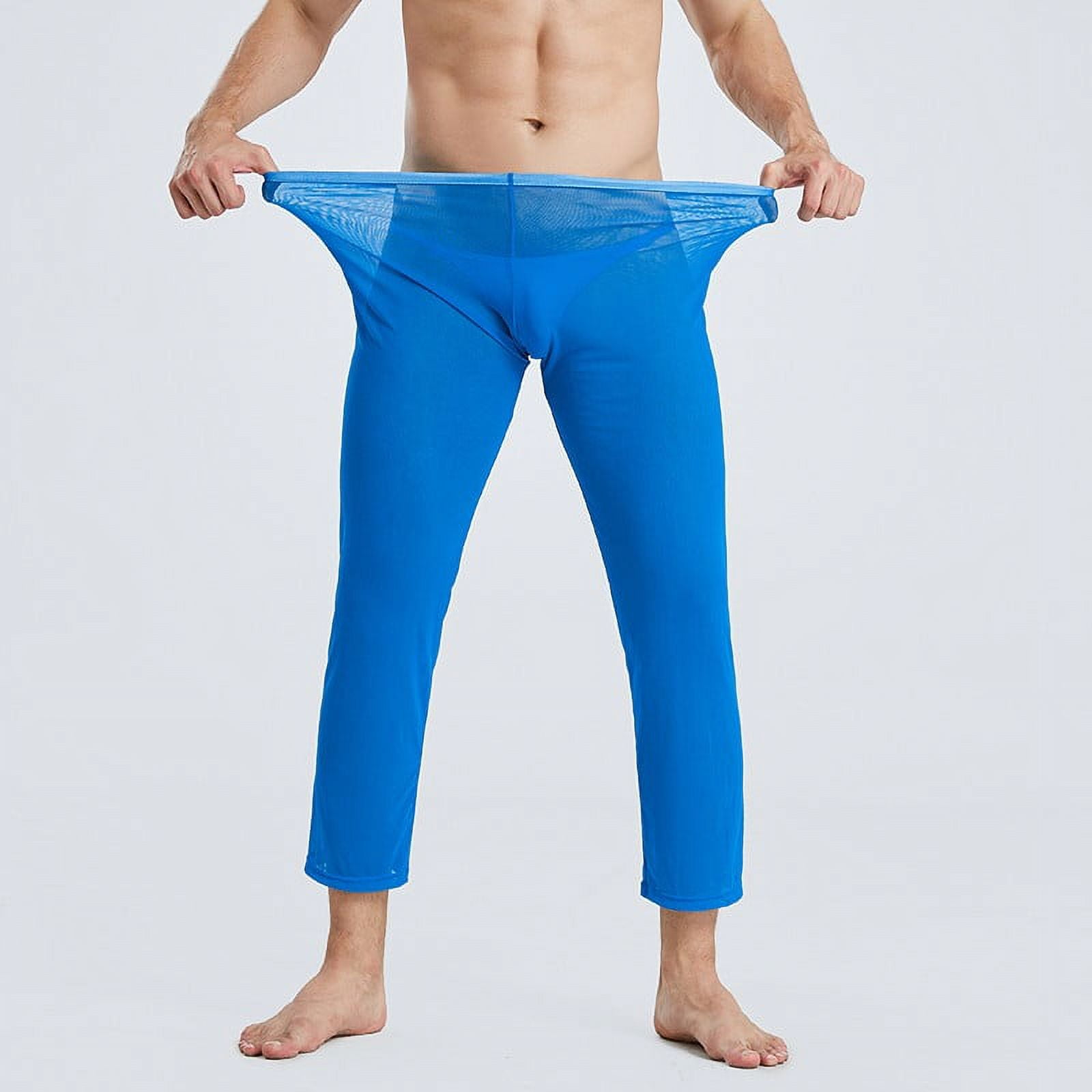 Men Loose See Through Tulle Netting Pants Underwear Comfortable ...