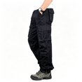 thumbnail image 1 of Men Loose Straight Cargo Casual Pants, Elastic Waist Breathable Outdoor Workout Pants S-XXL, 1 of 10
