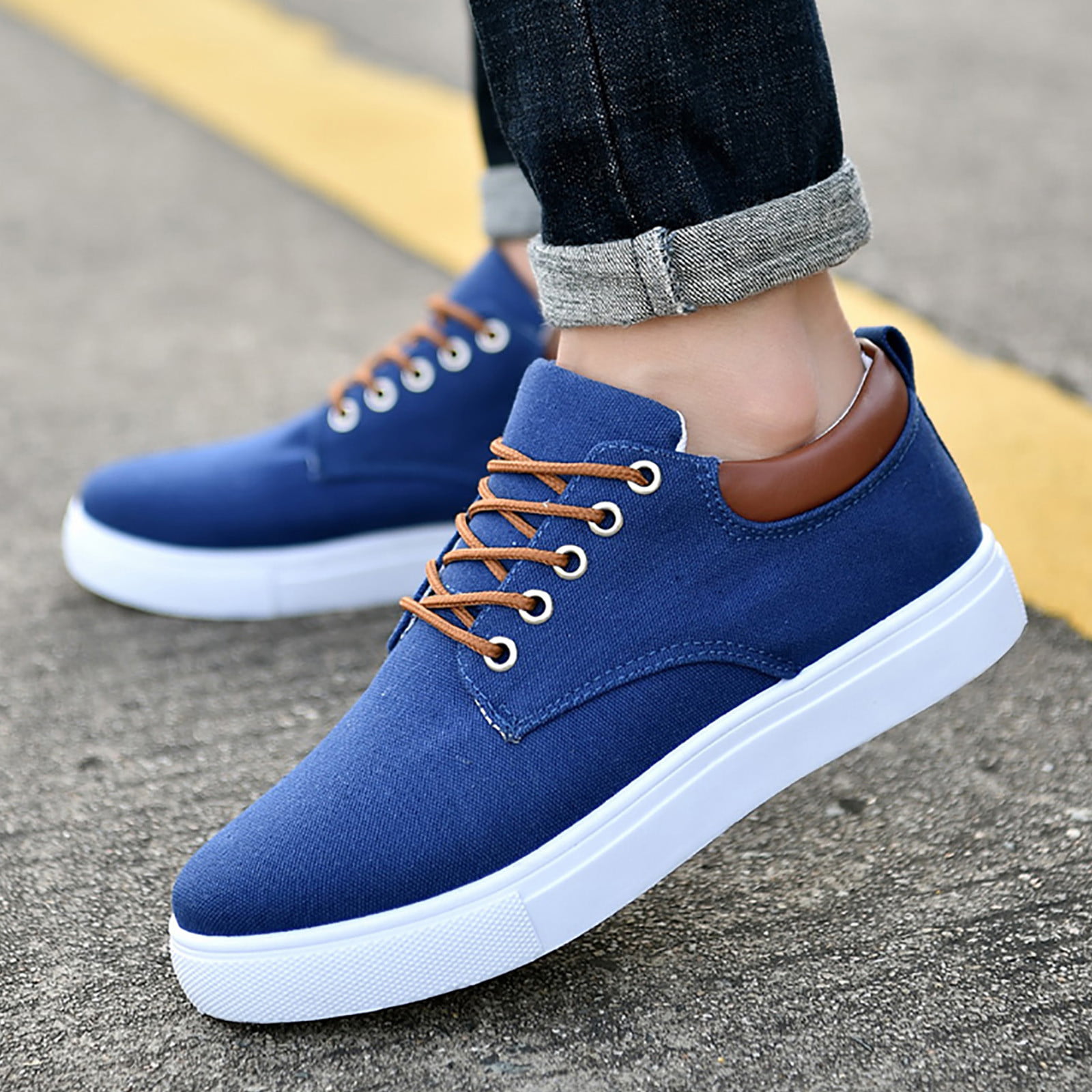 Mens Lace Up Casual Shoes