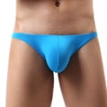 thumbnail image 1 of Men Low Waist Breathable Big Pouch Briefs Swim Trunks Swimming Pants, 1 of 9