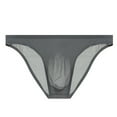 thumbnail image 1 of Men Low Waist Sexy Briefs Pouch Panties See Through Underwear Sheer Lingerie, 1 of 11
