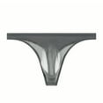thumbnail image 1 of Men Low Waist Sexy Briefs Pouch Panties See Through Underwear Thongs G-string, 1 of 14