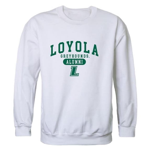 Men Loyola Maryland Greyhounds Alumni Fleece, White - Large