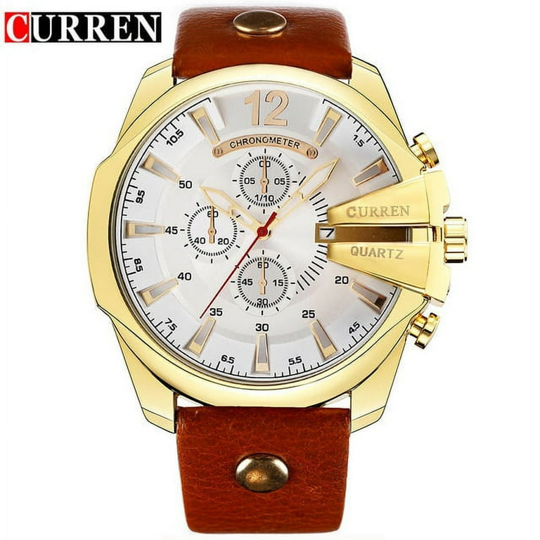 Men Luxury Brand Curren New Fashion Casual Sports Watches Modern 