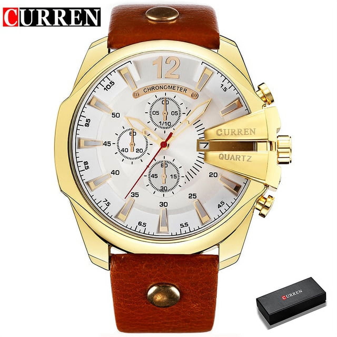 Wristwatches Curren Watches Men Brand Luxury Full - Curren New Fashion Men's  - Aliexpress