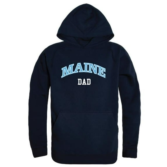 Men Maine Black Bears Dad Hoodie, Navy - 2XL