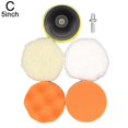 Universal Car Polish Pad 3/4Inch For M10/M14 Soft Wool Machine Waxing