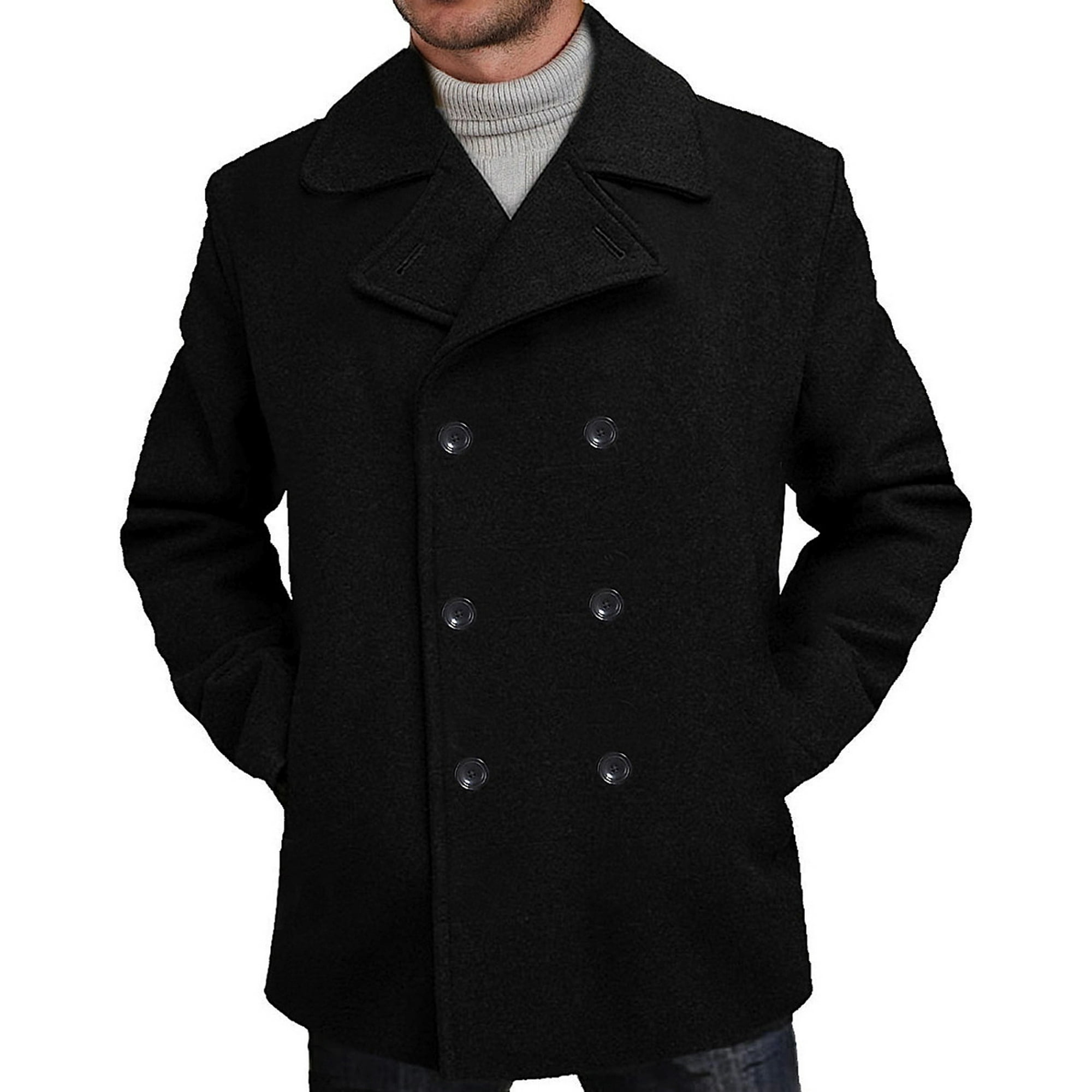 big & tall pea coat