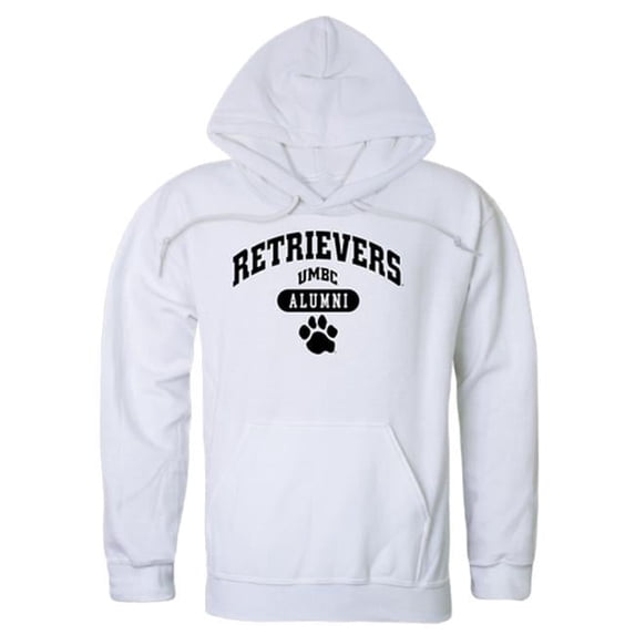 Men Maryland Baltimore Retrievers Alumni Hoodie, White - Large