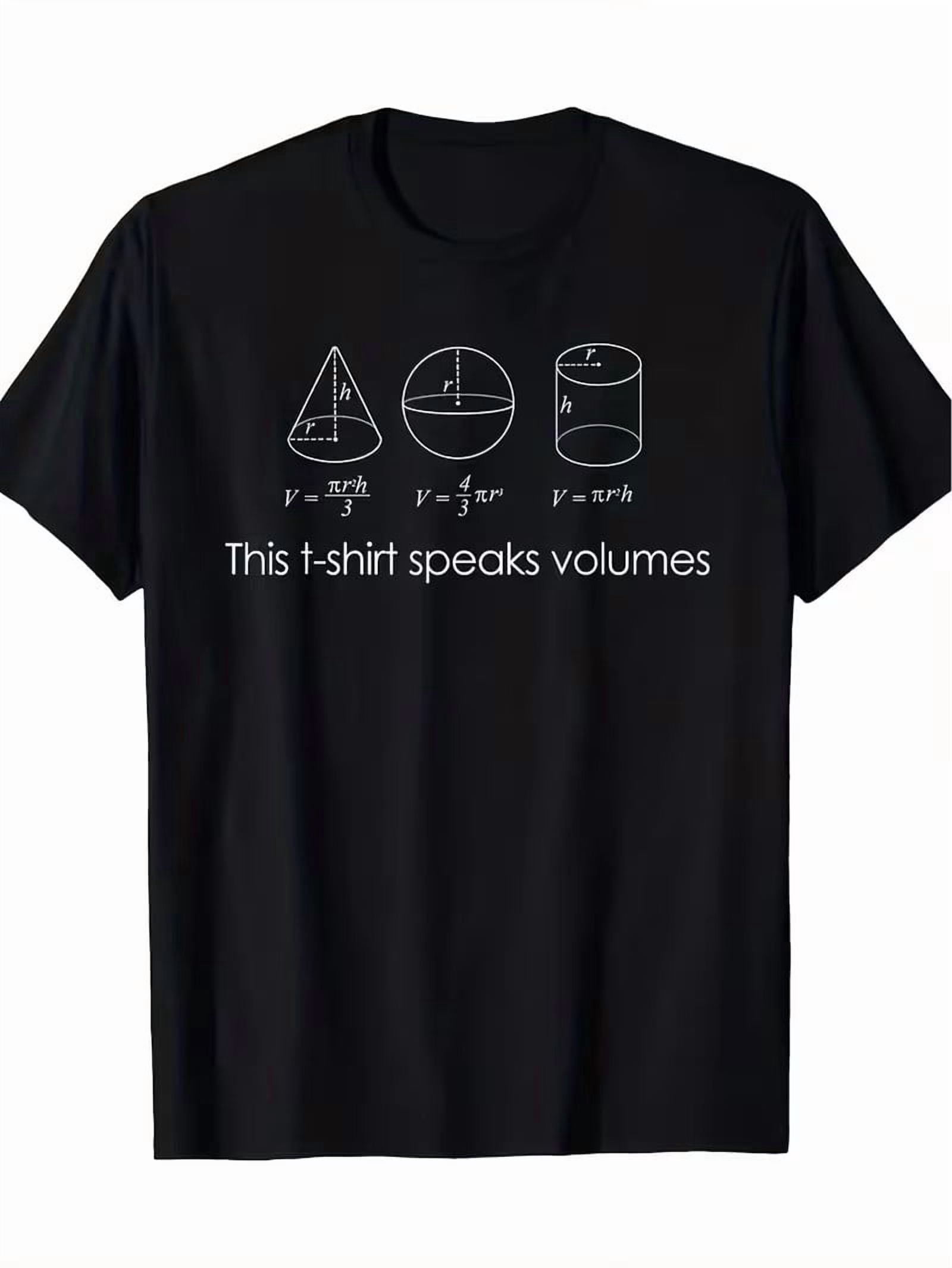 Mathematic Formulars Men Math and Science Geek Pun T-Shirt - Walmart.com