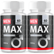 Men Max Advanced Formula Pills All Natural Vitamin Supplement MenMax 120 Capsules