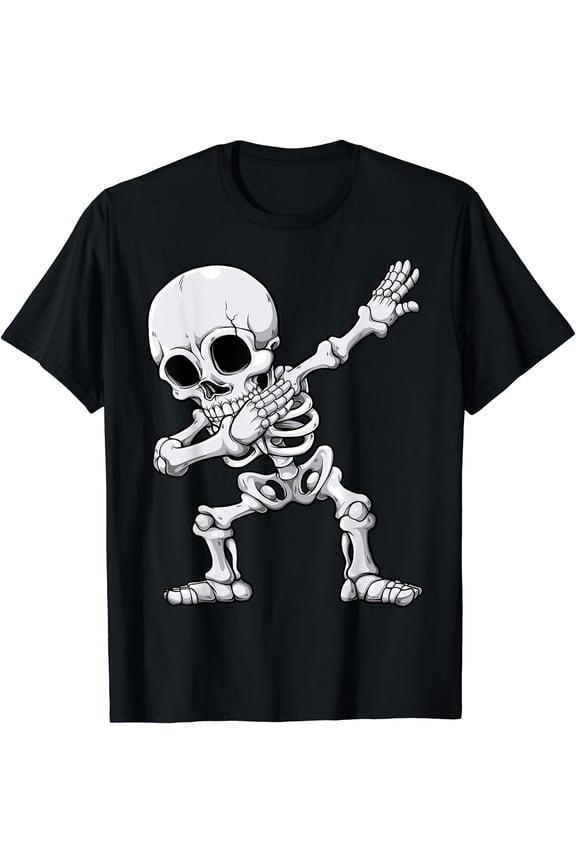 Men Men Dabbing Skeleton Skull Rib Cage Dab Dance Unisex S-5XL T-Shirt