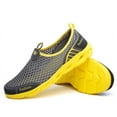 thumbnail image 1 of Men Mesh Water Shoes Slip On Casual Walking Outdoor Flats Sneakers Breathable, 1 of 7