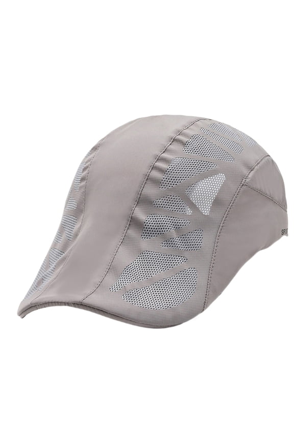 7829 Mens Lightweight Meshes Beret Caps Adjustable Headwear for Fishing, Hiking, Travel and Daily Use Quick Drying Meshes Hat