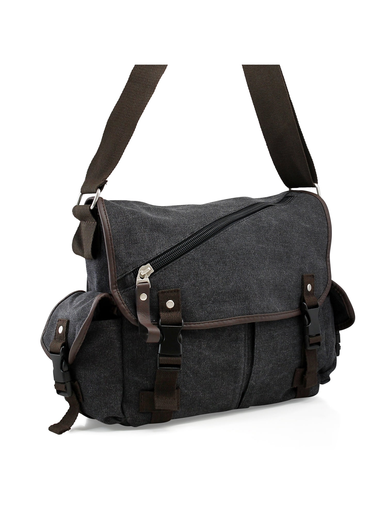 Vintage Men Canvas Satchel Casual Cross Body Handbag Messenger