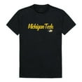 thumbnail image 1 of Men Michigan Tech Script T-Shirt, Black - 2XL, 1 of 1