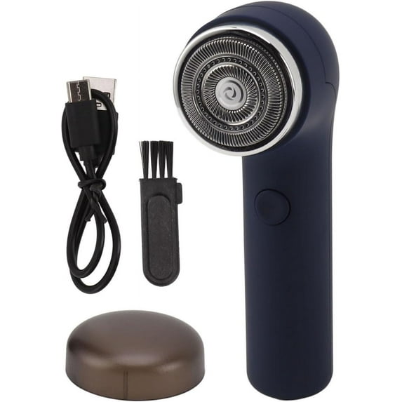 Men Mini Electric Beard Trimmer Clipper Facial Hair Trimmer for Beard Mustache Trimming for Home Car Travel Father's Day Gift