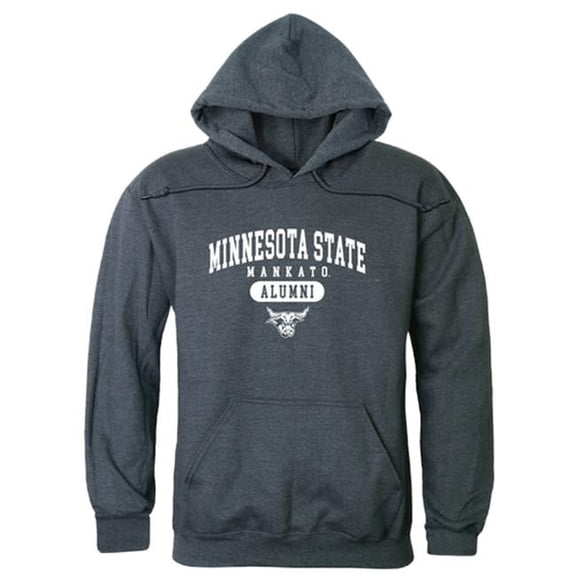 Men Minnesota State Mavericks Alumni Hoodie, Heather Charcoal - 2XL