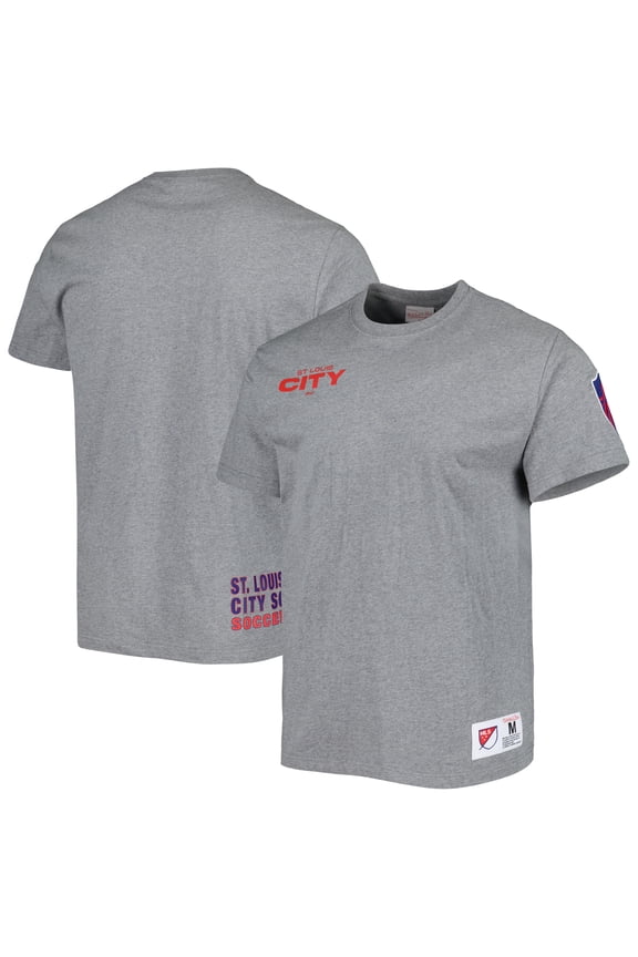 Men Mitchell & Ness Gray St. Louis City SC City Tee